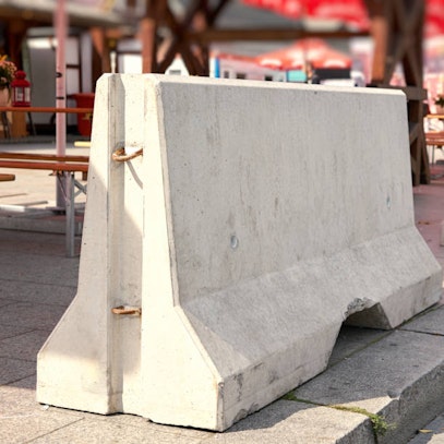 How concrete barriers can protect your vacant property