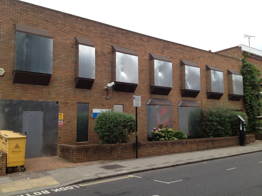 Boarding Up Medical Centre in London