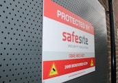 Sitex SafeSite Security Solutions Sign