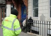 Squatters eviction in Brighton