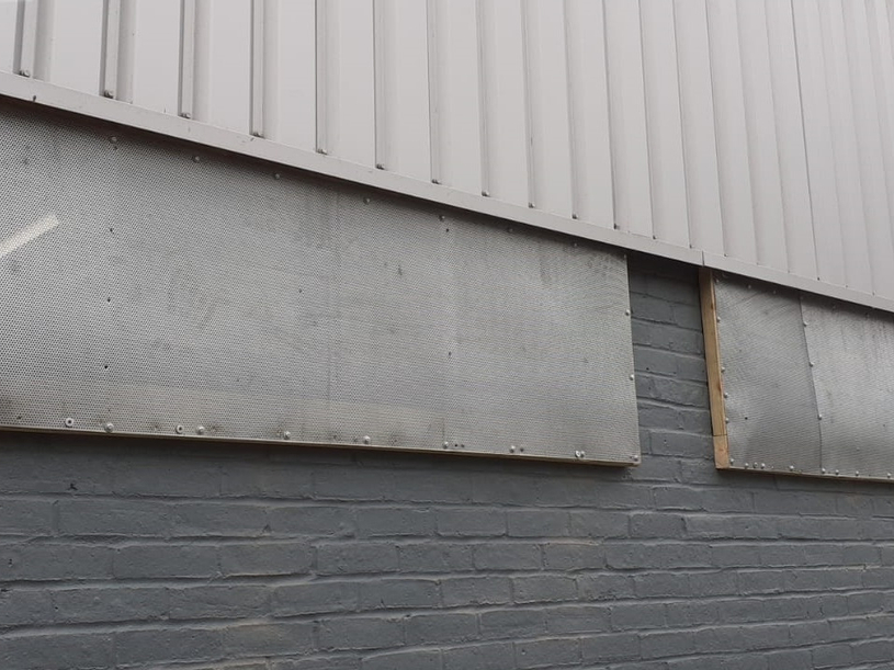 Steel Security Screens Fitted in a Commercial Property in London