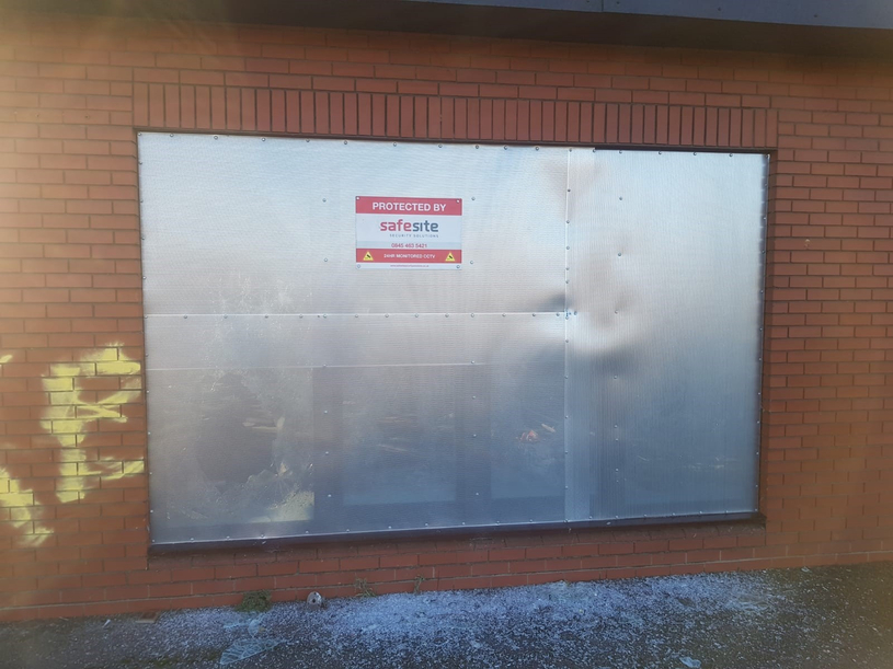 Installation of Steel Screens in a Vandalised Social Club