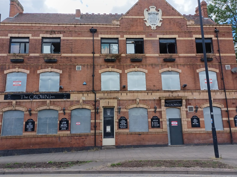 Steel Sheets and Security Door Installation in a Vacant Pub in Nuneaton