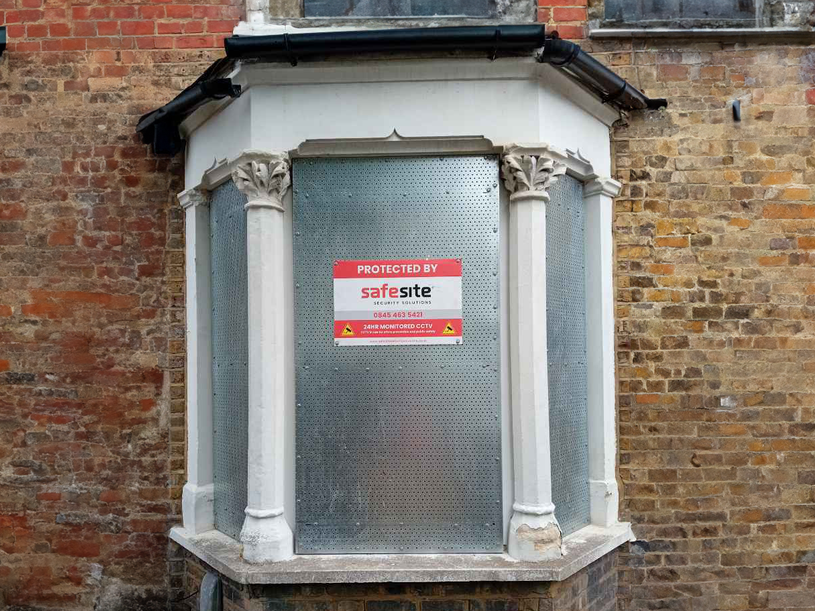 Bay Window Custom Steel Screen Installation